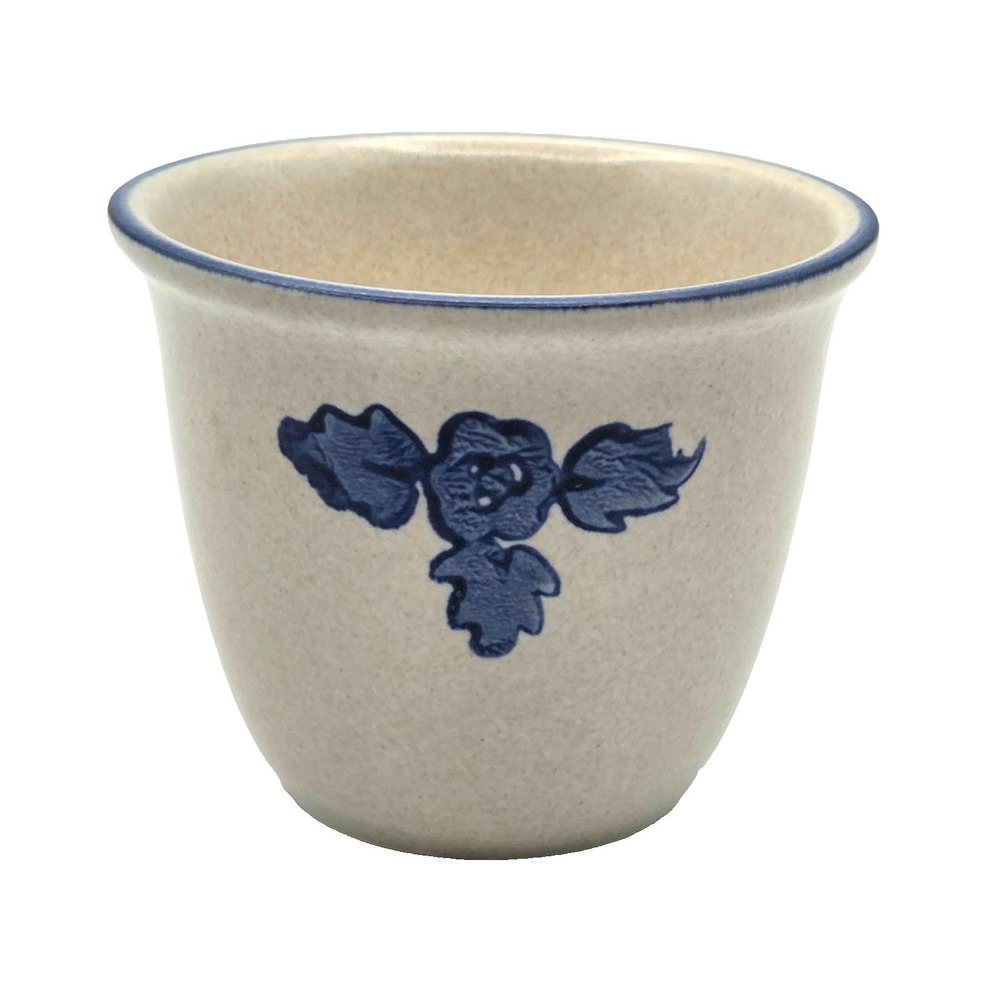 Pfaltzgraff YORKTOWNE Stoneware Custard Fruit Dessert Condiment Cup Crock USA